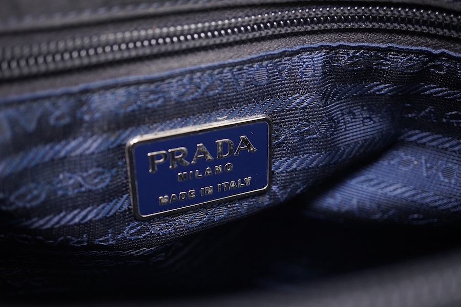 A Prada Tessuto black nylon small bag